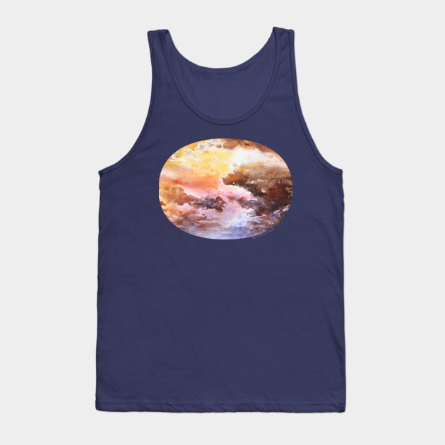 Watercolor Sky No 1 Tank Top by KKmiecik_ART